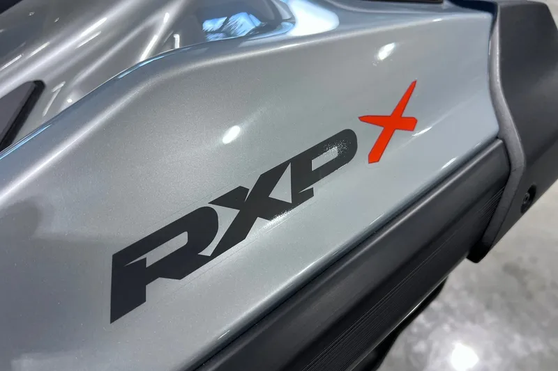 Slide: The Image of 2026 Sea-Doo RXP-X 325 logo on sleek silver body. - 21