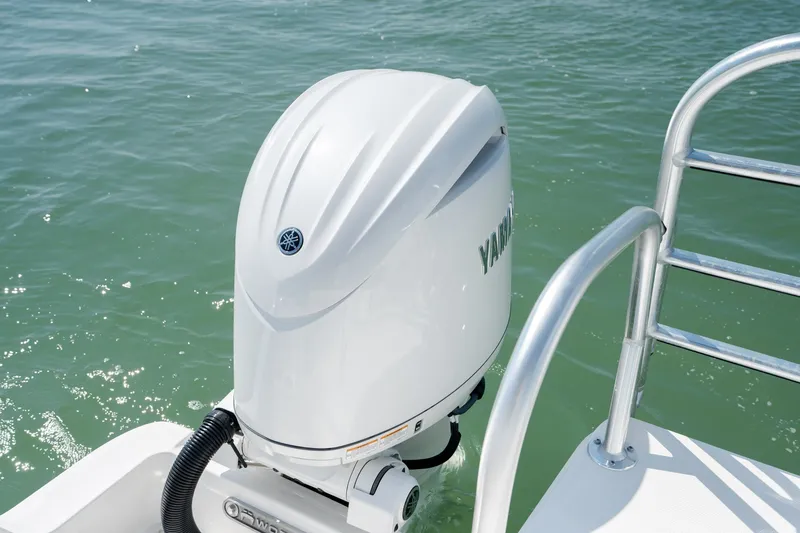 Slide: The Image of 2026 World Cat 265 CC-X boat with Yamaha outboard motor on water. - 47