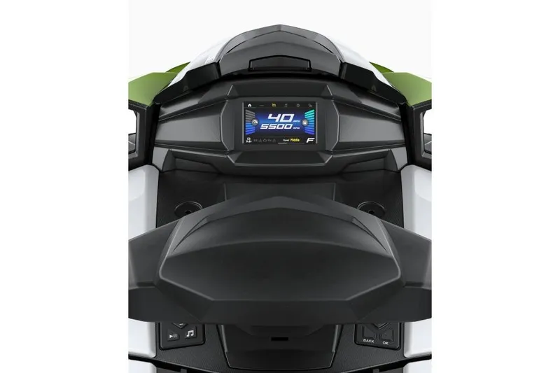 Slide: The Image of Manufacturer Provided Image: Dashboard of 2026 Yamaha WaveRunner VX Deluxe, featuring digital display and controls. - 7