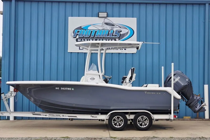 The Image of 2024 Tidewater 210 LXF boat on trailer at Foothills Marine Center. - 0