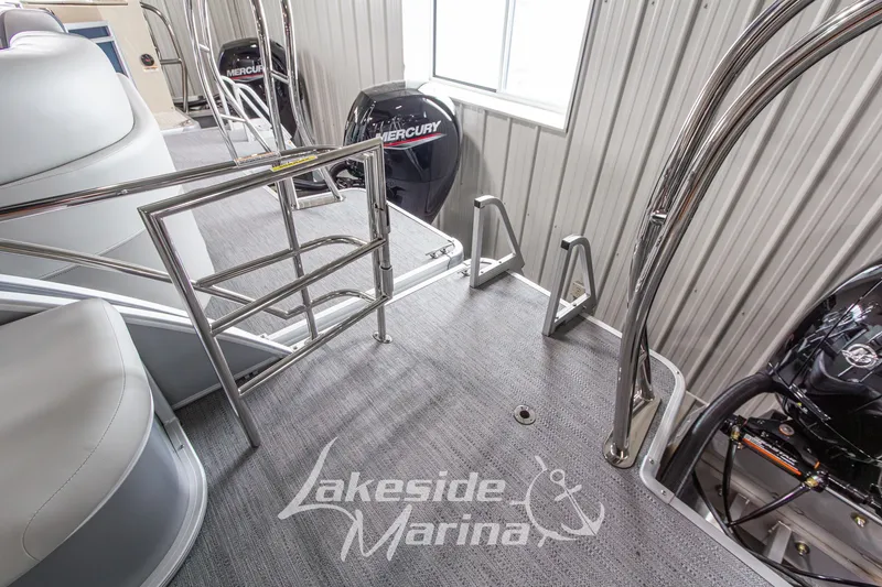 Slide: The Image of Interior of 2026 Godfrey Monaco 235 SFLC boat with Mercury engines. - 29