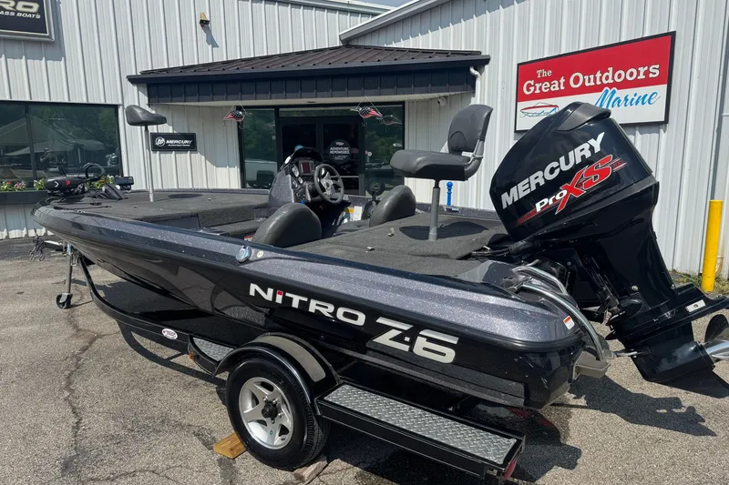 The Image of 2013 Nitro Z-6 boat with Mercury Pro XS engine at The Great Outdoors Marine. - 0