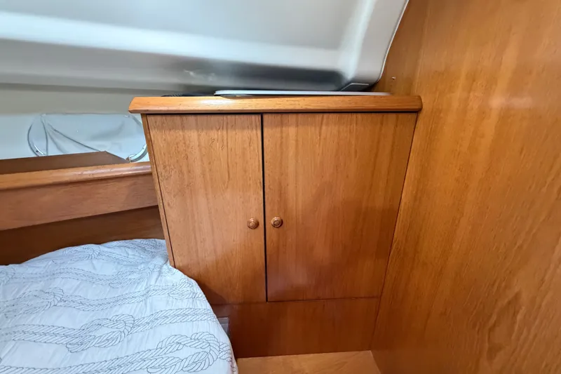 Slide: The Image of Wooden cabinet in 2003 Jeanneau Sun Fast 37 yacht interior. - 29