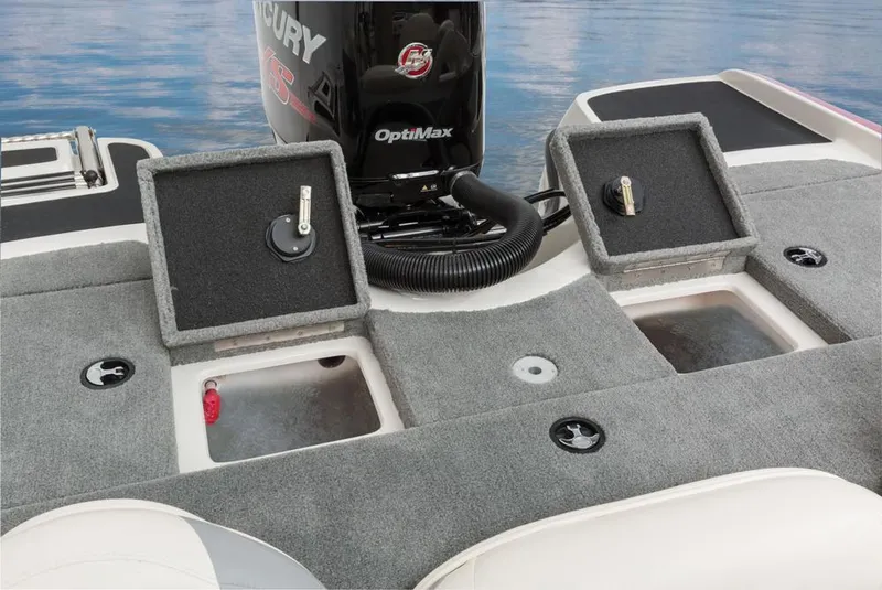 Slide: The Image of 2016 Nitro Z-7 Sport with gray carpeting and two storage compartments. - 17