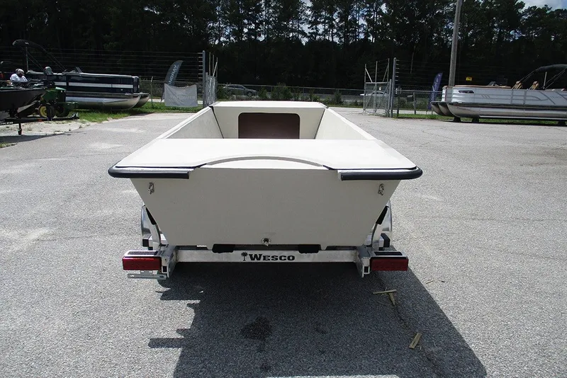 Slide: The Image of 2027 Delta Boatworks DELTA D1550 on trailer, parked outdoors. - 8