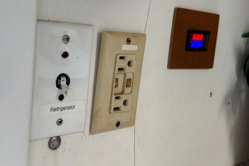 Slide: The Image of Wall switches and digital display, Morgan 382, 1980 model. - 16