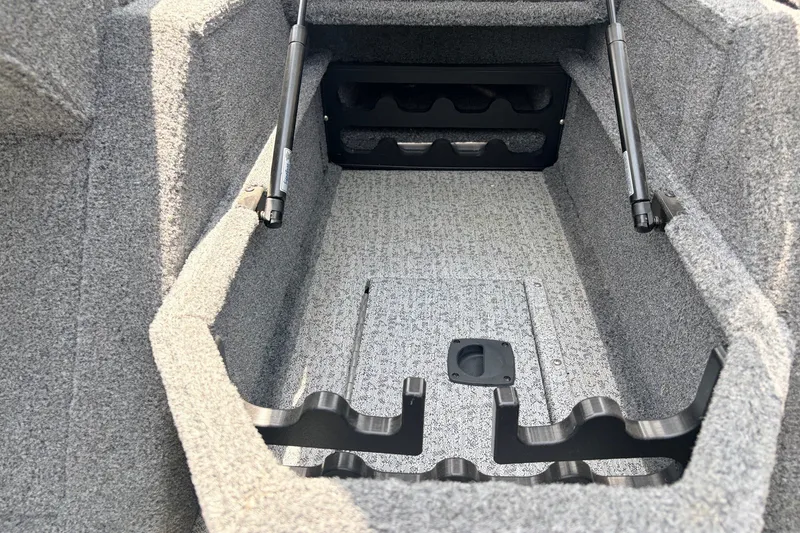 Slide: The Image of Interior storage compartment of 2020 Tracker Pro Guide V-165 WT boat. - 17