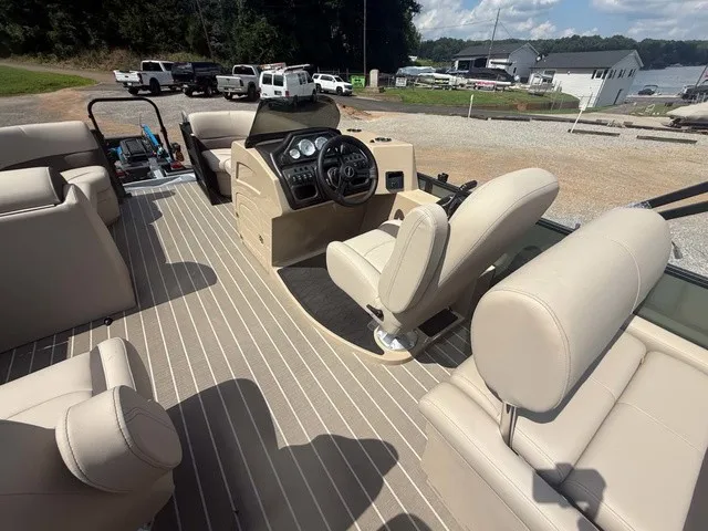 Slide: The Image of Bentley Pontoons Legacy Quad Swing Back 223 2026 - 11