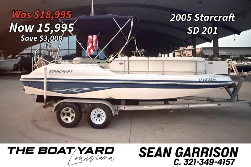 The Image of 2005 Starcraft SD 201 boat for sale, discounted to $15,995, save $3,000. - 1