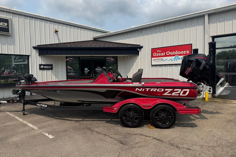 The Image of 2020 Nitro Z20 boat parked outside The Great Outdoors Marine store. - 1