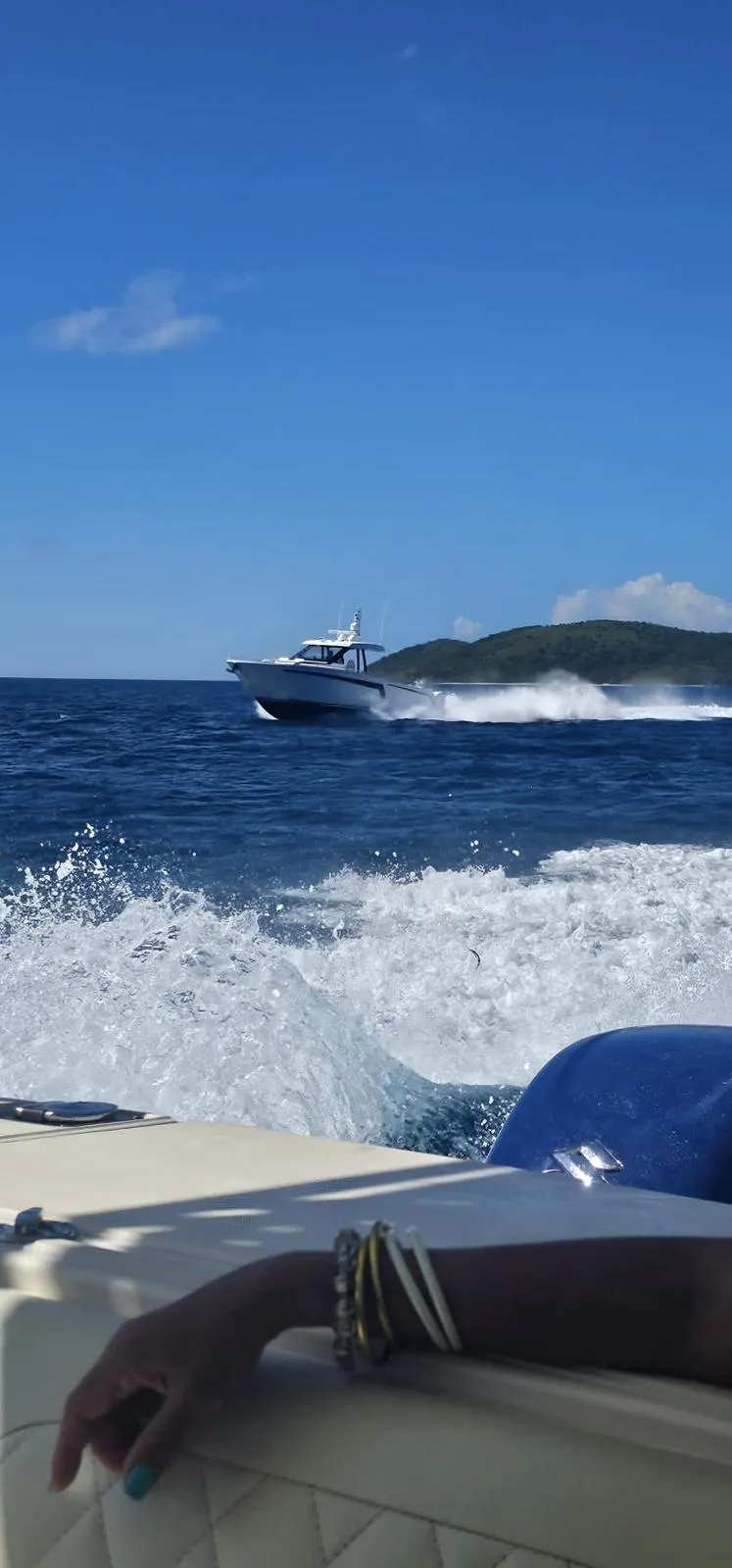 Slide: The Image of Ocean Alexander 45 Divergence 2020 cruising on open water. - 19