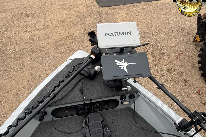 Slide: The Image of 2023 Smoker Craft Excursion 176 DC Pro boat with Garmin navigation system. - 8