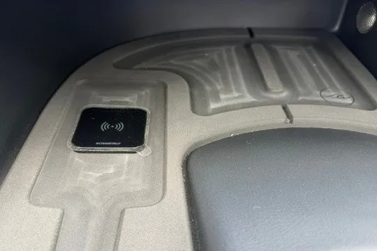 Slide: The Image of Wireless charging pad in 2027 Alera M25Q vehicle interior. - 41