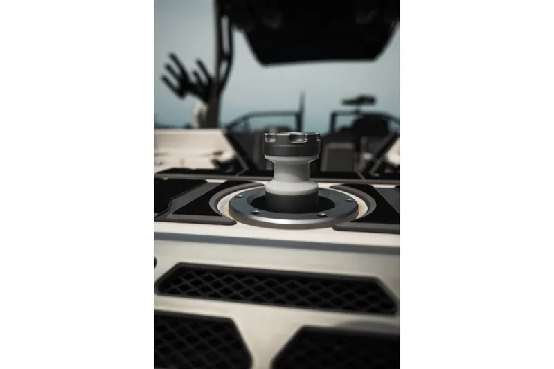 Slide: The Image of 2023 Supra SL 450 boat detail, featuring a sleek winch on deck. - 41