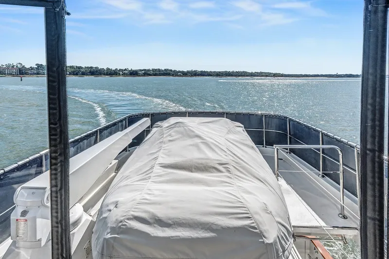 Slide: The Image of Ocean Alexander 65 Pilothouse yacht cruising on a sunny day, 2013 model. - 42