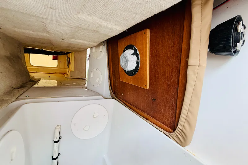 Slide: The Image of Interior view of a 2006 Glacier Bay 2670 Isle Runner boat cabin. - 25