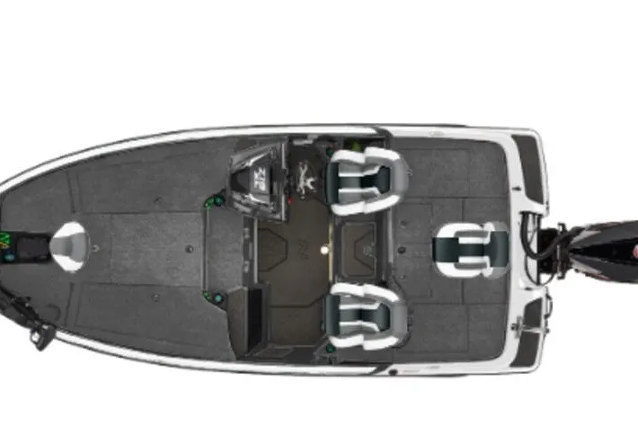 Slide: The Image of Overhead view of 2027 Nitro Z18 Pro boat interior layout. - 3