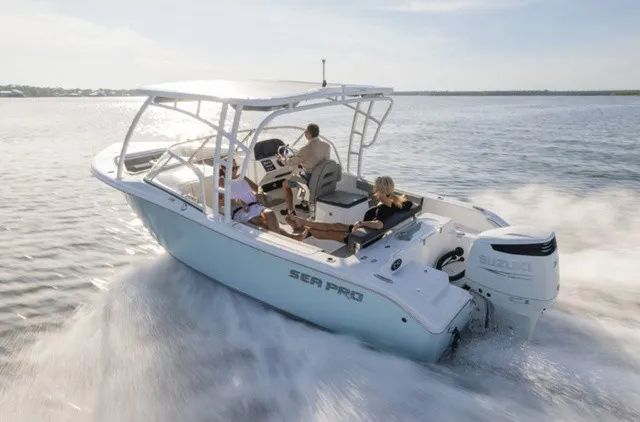 Slide: The Image of Sea Pro 240 Dual Console 2027 - 2