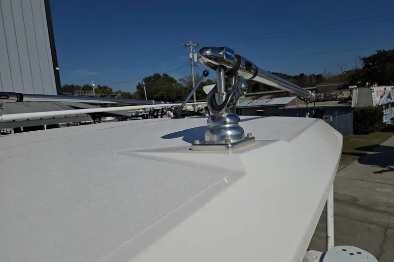 Slide: The Image of 2023 Sea Fox 248 Commander boat deck with stainless steel fittings. - 33
