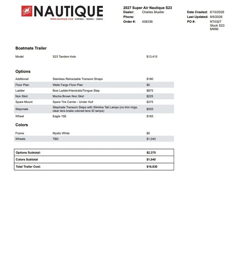 Slide: The Image of Nautique Super Air Nautique S23 2027 - 4