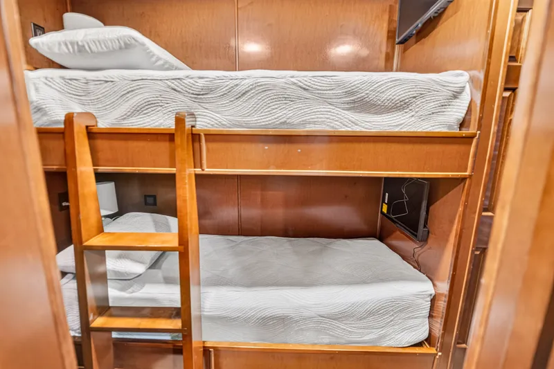 Slide: The Image of Bunk beds in 2010 Stardust Cruisers 19.5 x 98 houseboat interior. - 14