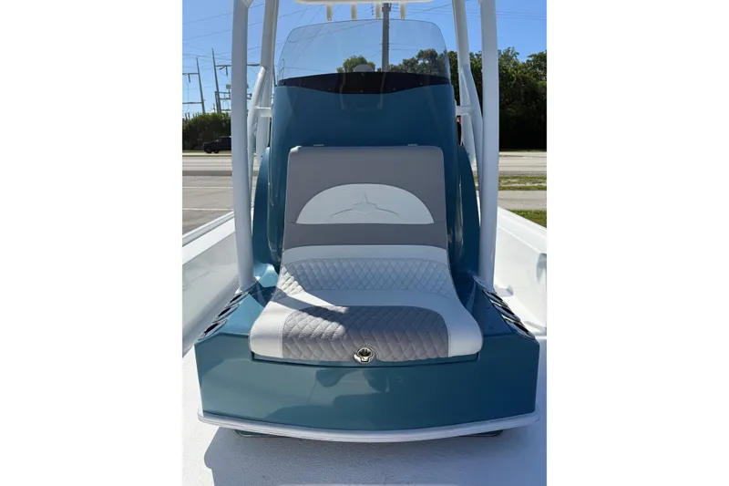 Slide: The Image of 2025 Turner Boatworks 2500 VS, featuring sleek seating and modern design. - 11