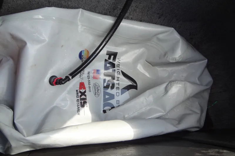 Slide: The Image of Ballast bag in 2020 Axis A22 boat for enhanced wake performance. - 34