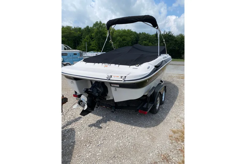 Slide: The Image of 2008 Four Winns H220 boat on trailer, - 11