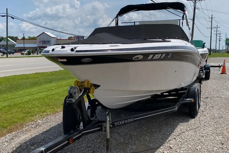 Slide: The Image of 2008 Four Winns H220 boat on trailer, - 4