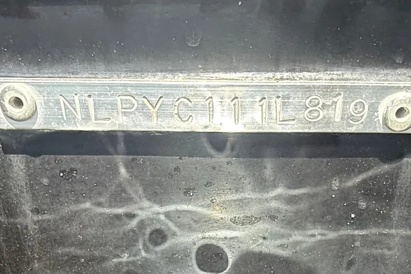 Slide: The Image of Hull identification number on a 2019 Tidewater 320 CC Adventure boat. - 38