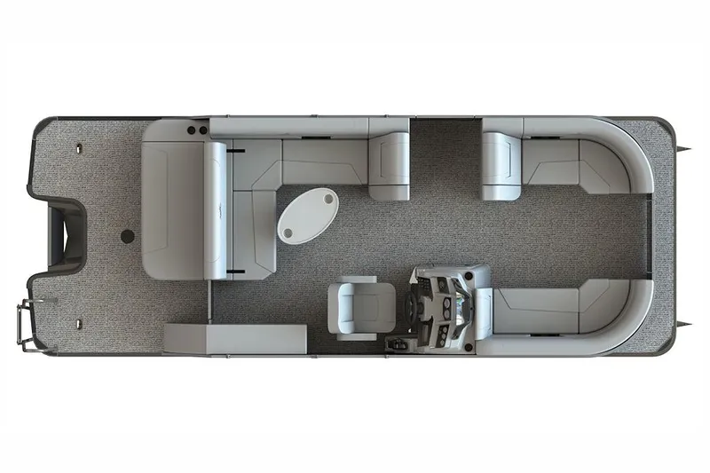 Slide: The Image of Manufacturer Provided Image: 2023 SunChaser Geneva Sport 23 SB pontoon boat interior layout, top view. - 16