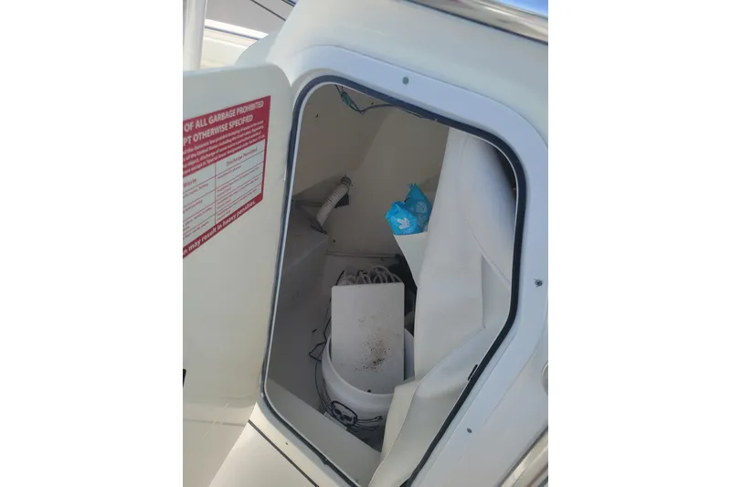 Slide: The Image of Interior storage compartment of a 2020 Tidewater 198 CC Adventure boat. - 7