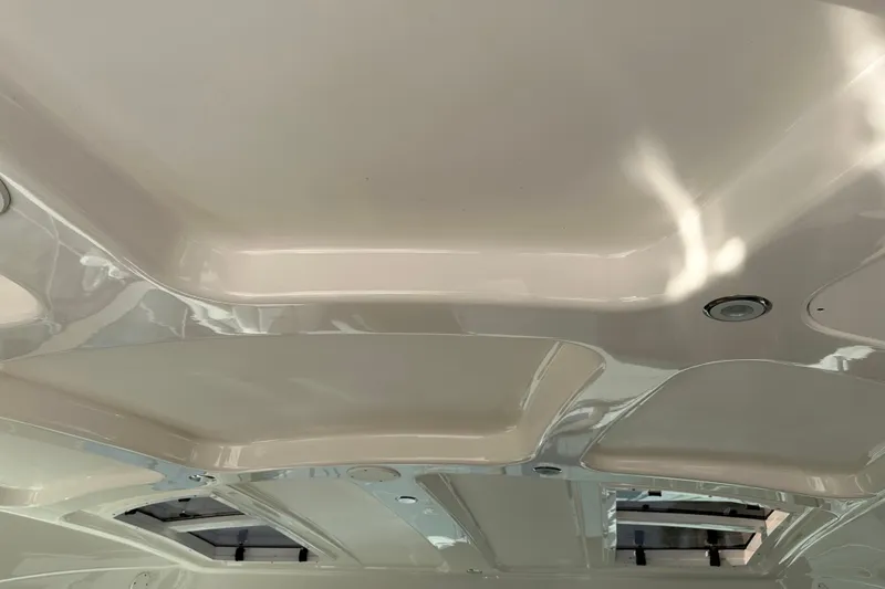 Slide: The Image of Ceiling view of 2007 Sea Ray 48 Sundancer yacht interior with recessed lighting. - 21