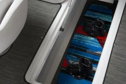 Slide: The Image of Manufacturer Provided Image: 2022 Four Winns HD5 OB boat with underfloor storage compartment. - 27