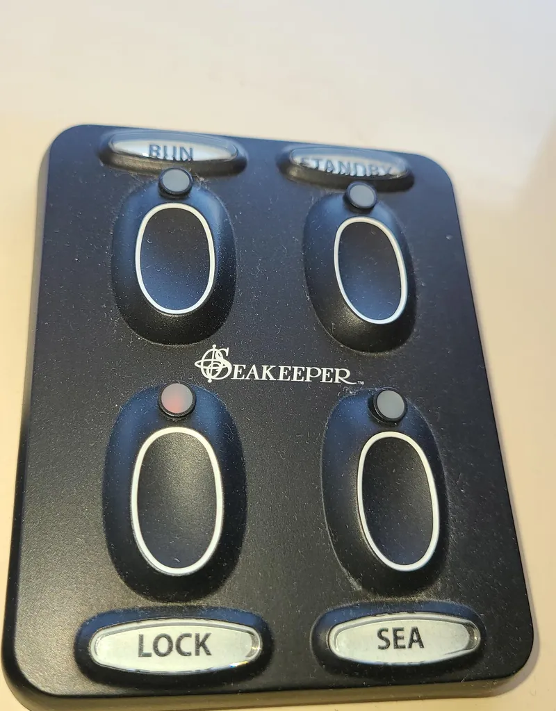 Slide: The Image of Seakeeper control panel on a 2011 Azimut 47 yacht. - 24