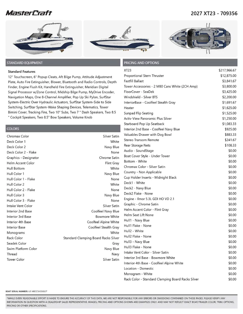 The Image of MasterCraft XT23 2027 - 1