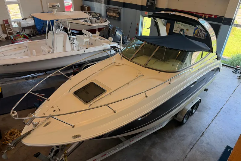 The Image of 2008 Chaparral Signature 270 boat in indoor storage, viewed from above. - 1