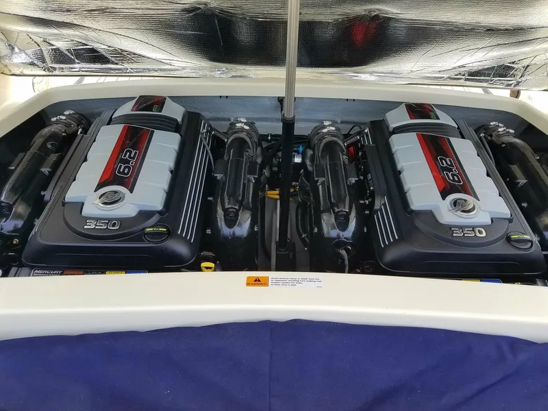 Slide: The Image of The 2018 Chris-Craft Launch 30 features two powerful 350 HP engines. - 10