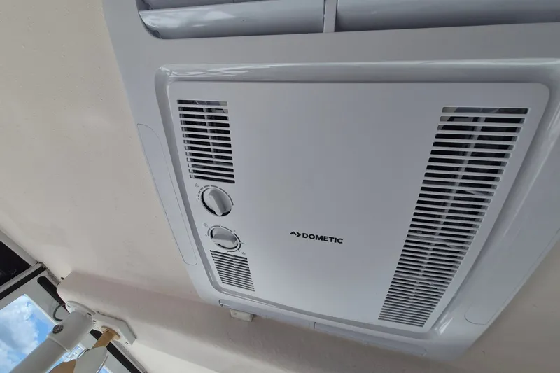 Slide: The Image of Ceiling-mounted Dometic air conditioning unit in a 2005 Endeavour 44 TrawlerCat. - 18