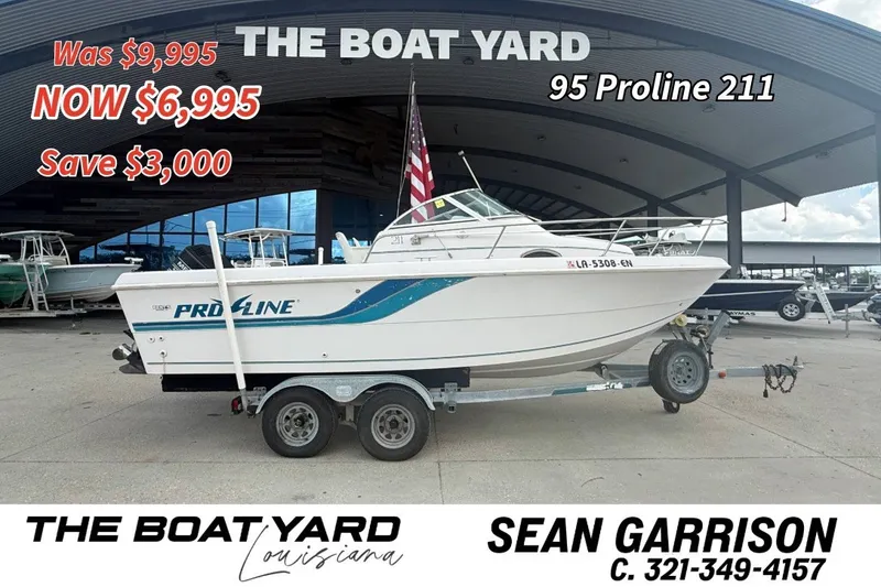 The Image of 1995 PROLINE 211 boat for sale at The Boat Yard, discounted to $6,995. - 1
