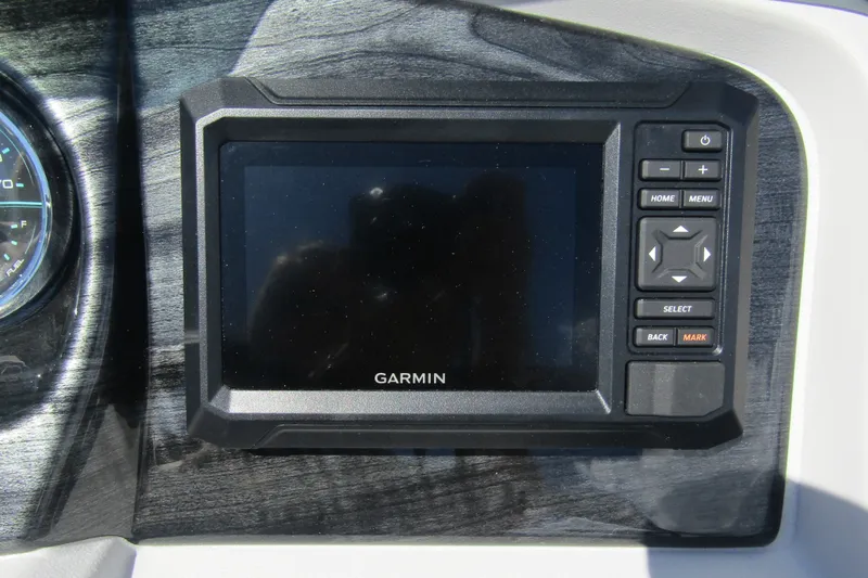 Slide: The Image of Garmin display on 2026 Tahoe Pontoon LTZ Cruise Rear Bench 23 dashboard. - 20