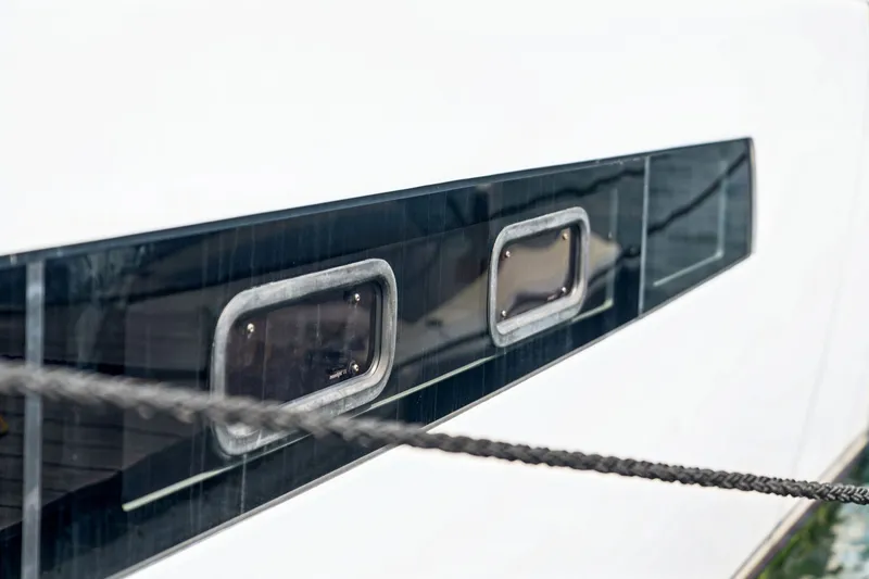 Slide: The Image of Close-up of Balance 526 yacht window, 2025 model, with sleek design and modern finish. - 115