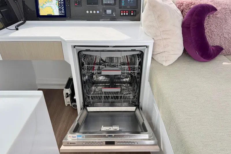 Slide: The Image of Open dishwasher in modern kitchen with control panel, Balance 526, 2025 model. - 46