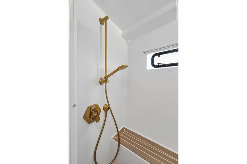Slide: The Image of Luxurious gold shower fixtures in Balance 526, 2025 model, featuring sleek design and modern aesthetics. - 79