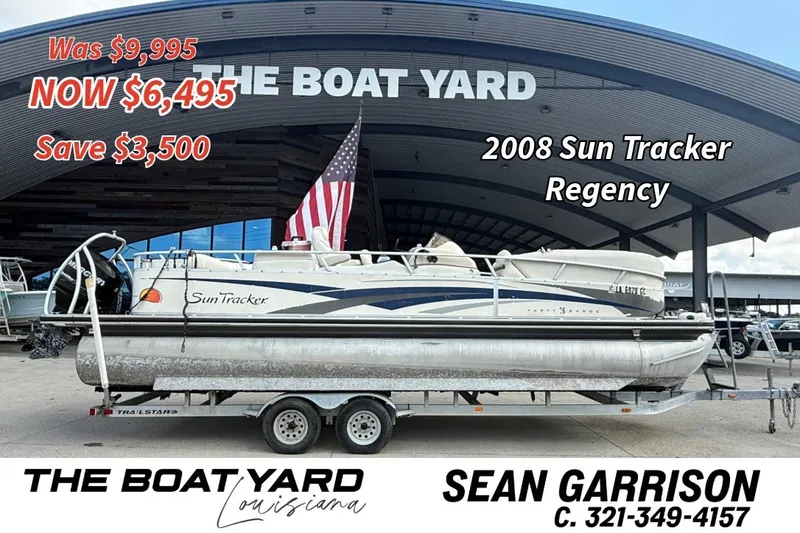 The Image of 2008 Sun Tracker Party Barge 26 Regency Edition for sale, discounted to $6,495. - 1