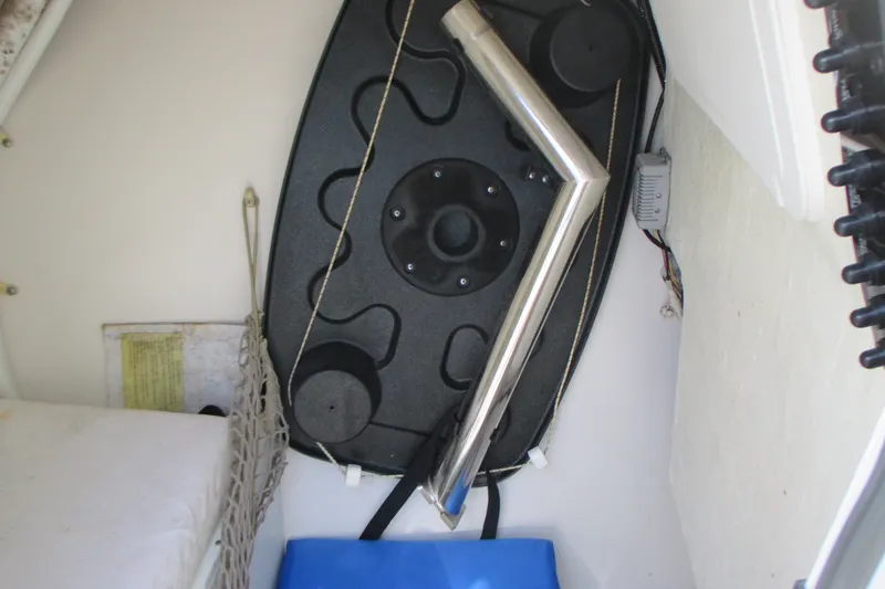 Slide: The Image of Interior storage of 2017 Sailfish 275 DC boat with equipment and accessories. - 27