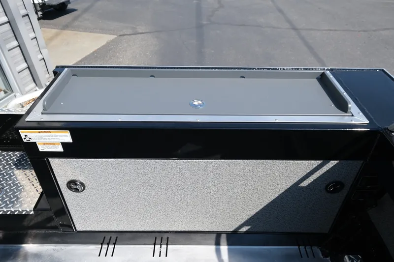 Slide: The Image of 2026 Hewescraft 190 Sea Runner ET storage compartment, featuring a sleek, durable design. - 15