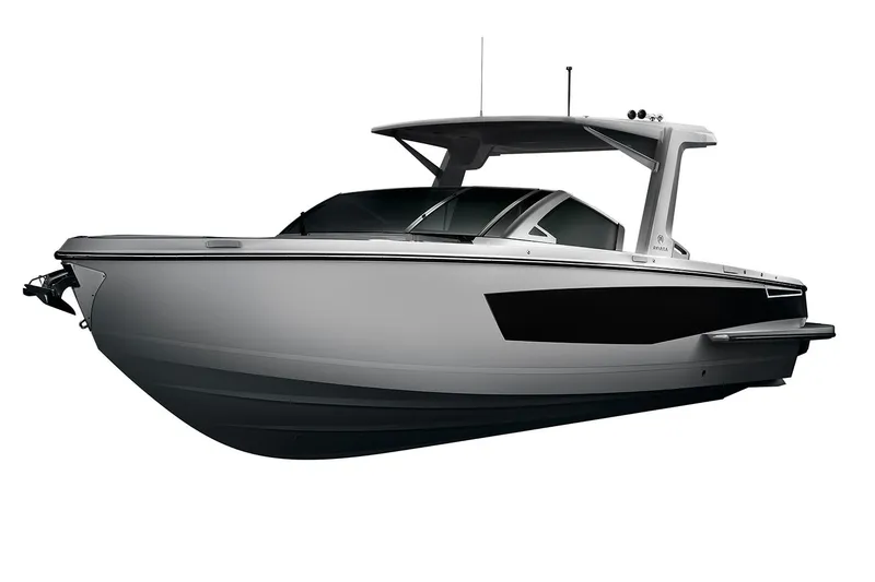 Slide: The Image of Manufacturer Provided Image: 2024 Aviara AV32 I/O luxury powerboat with sleek design and modern features. - 19