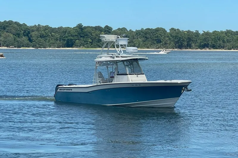 Slide: The Image of 2018 GRADY-WHITE 306 CANYON READY TO GO ON ANY ADVENTURE HER NEXT OWNERS DESIRE!! NEEDS NOTHING AND TRULY TURN-KEY UPGRADED EXAMPLE OF THIS TANK FOR A BOAT!! - 42