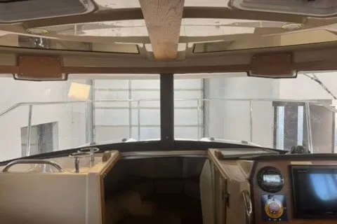 Slide: The Image of Interior view of 2018 Ranger Tugs R-23 boat cockpit with navigation equipment. - 17